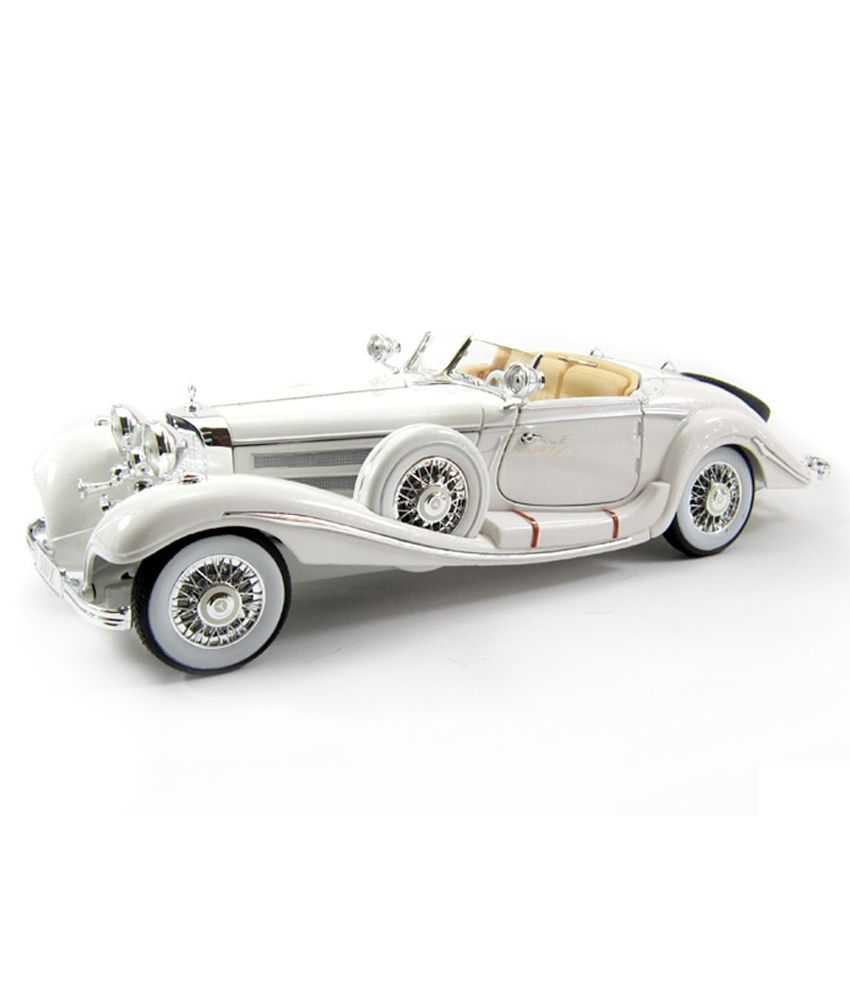 1936 MERCEDES 500k Special Roadster White 1//18 Diecast Model Car by Maisto 3 for sale online