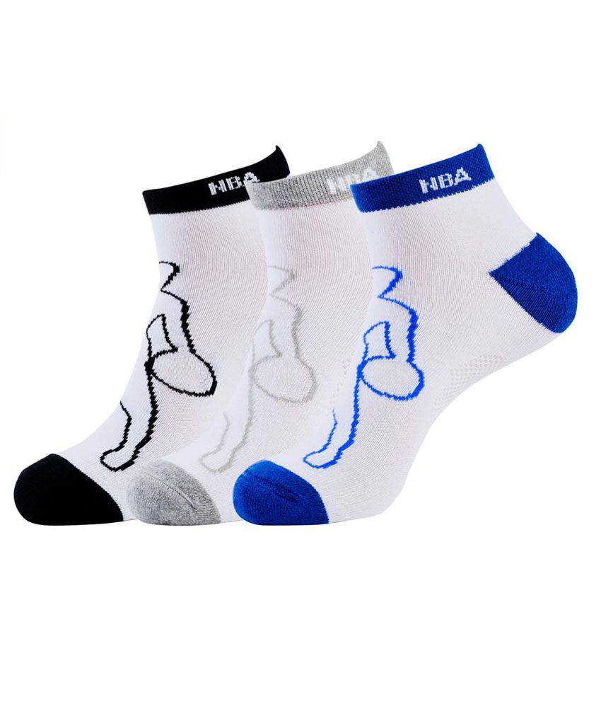 Nba Men Ankle Sports Socks Pack Of 3: Buy Online at Low Price in India ...