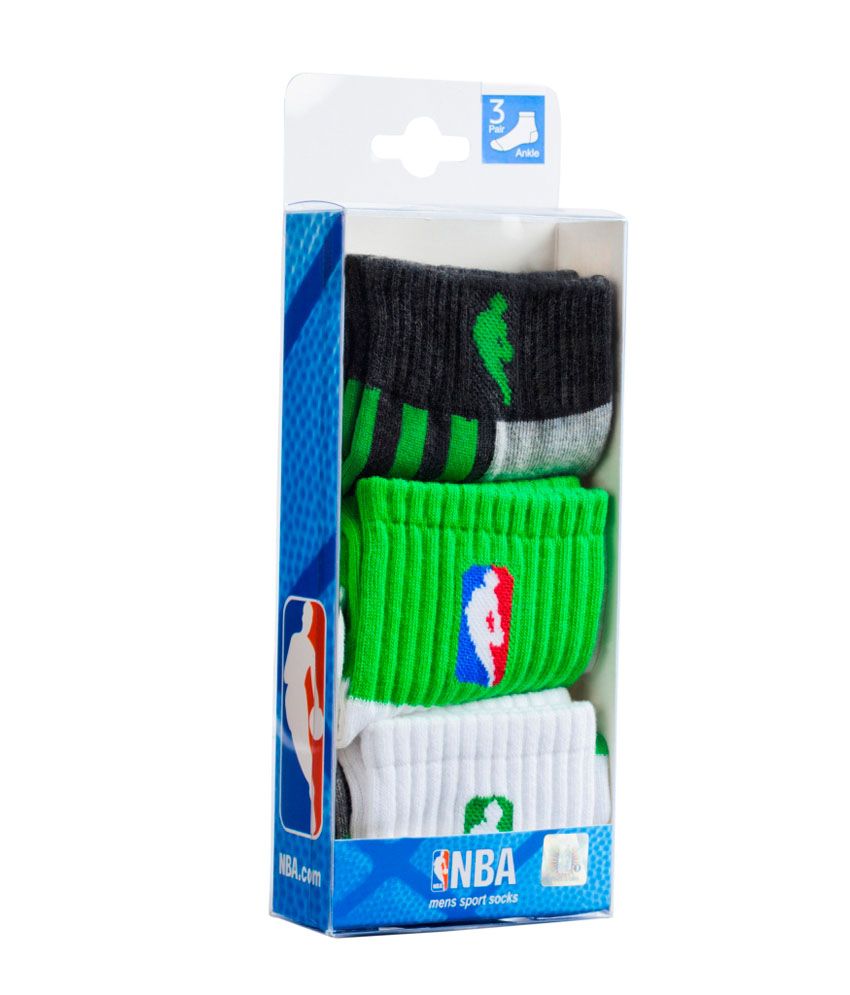 Nba Men Casual Ankle Socks Pack Of 3 Buy Online at Low Price in India