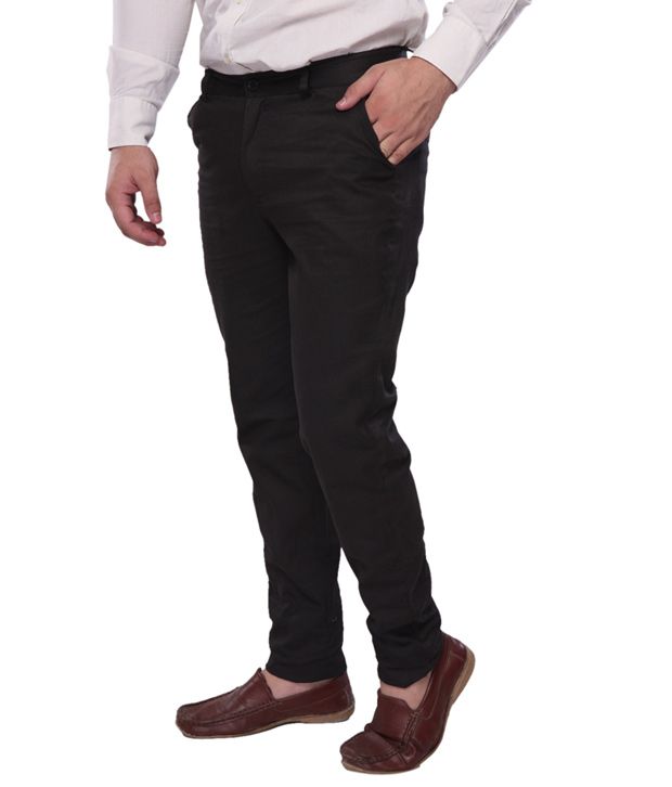 black chino trousers