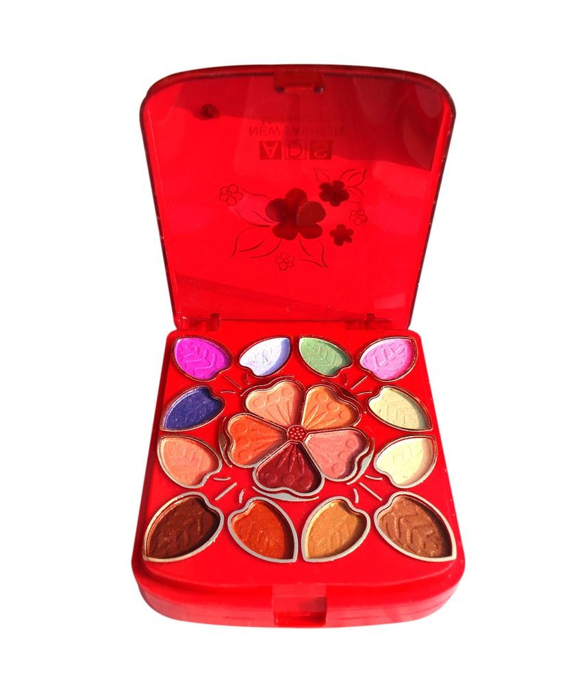 Ads Makeup Kit Contains Eyeshadhow, Compact Powder, Blusher And Lip