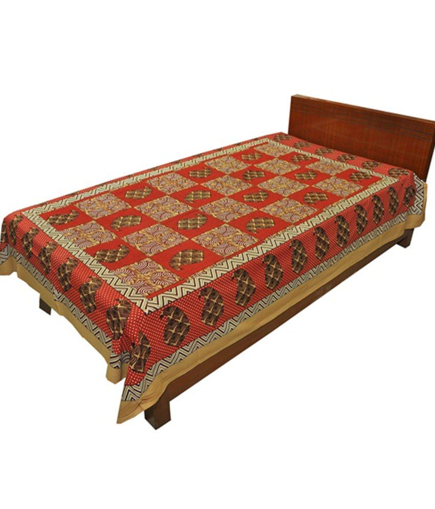 Silkworm Traditional Jaipuri Sanganeri Print Pure Cotton Single Bed Sheet Buy Silkworm