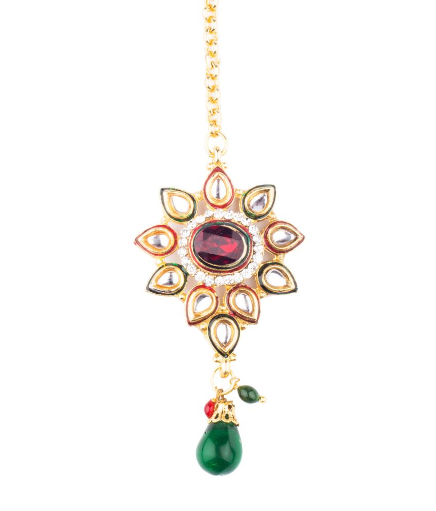 Vanya Jewellery Bridal Stone And Kundan Multi Colour Choker Neck Set ...