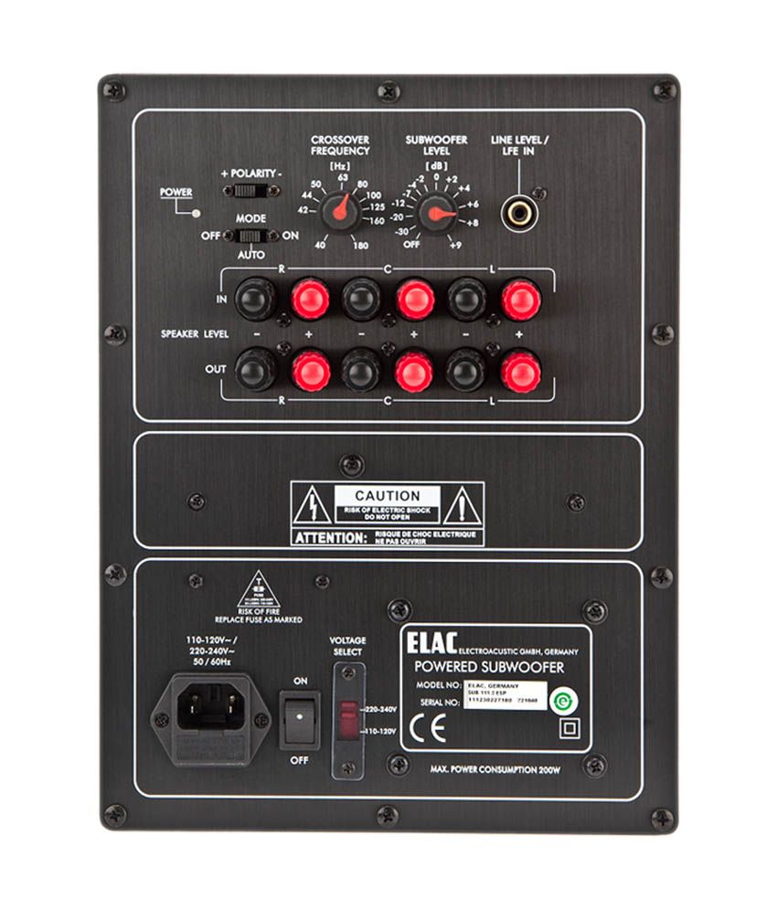 elac 111.2 subwoofer