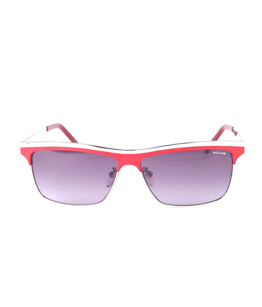 Police Police-8665-on53 Grey Medium Women Rectangle Sunglasses - Buy ...