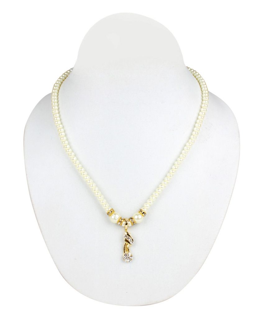 Dee Gee Pendant With Moti Mala: Buy Dee 