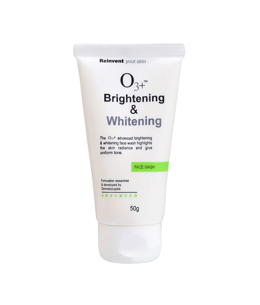 O3+ Brightening &amp; Whitening Face Wash - 50g: Buy O3+ Brightening 