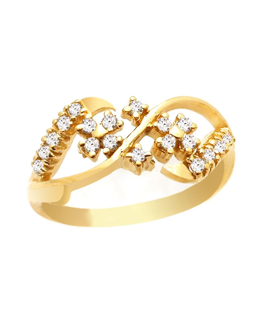 Aliaa Jewels 18 Karat Gold With Real Elegant Diamond 