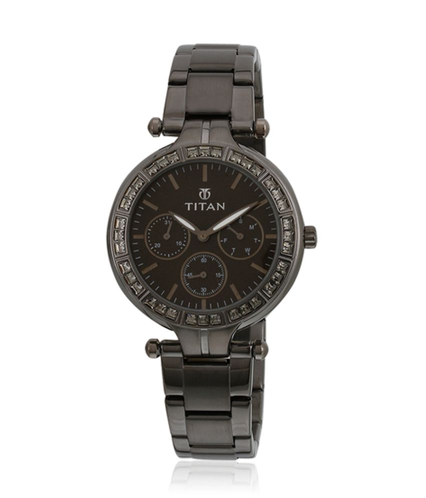 Titan Black Metal Strap Casual Watch Price in India:  get your hands on  