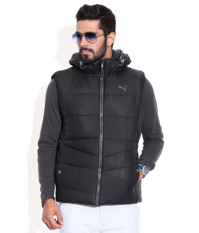 puma hooded vest