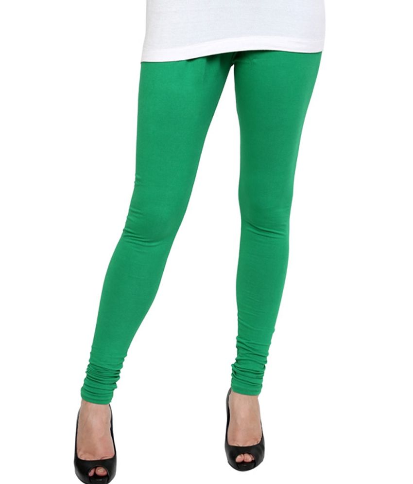 green leggings for women