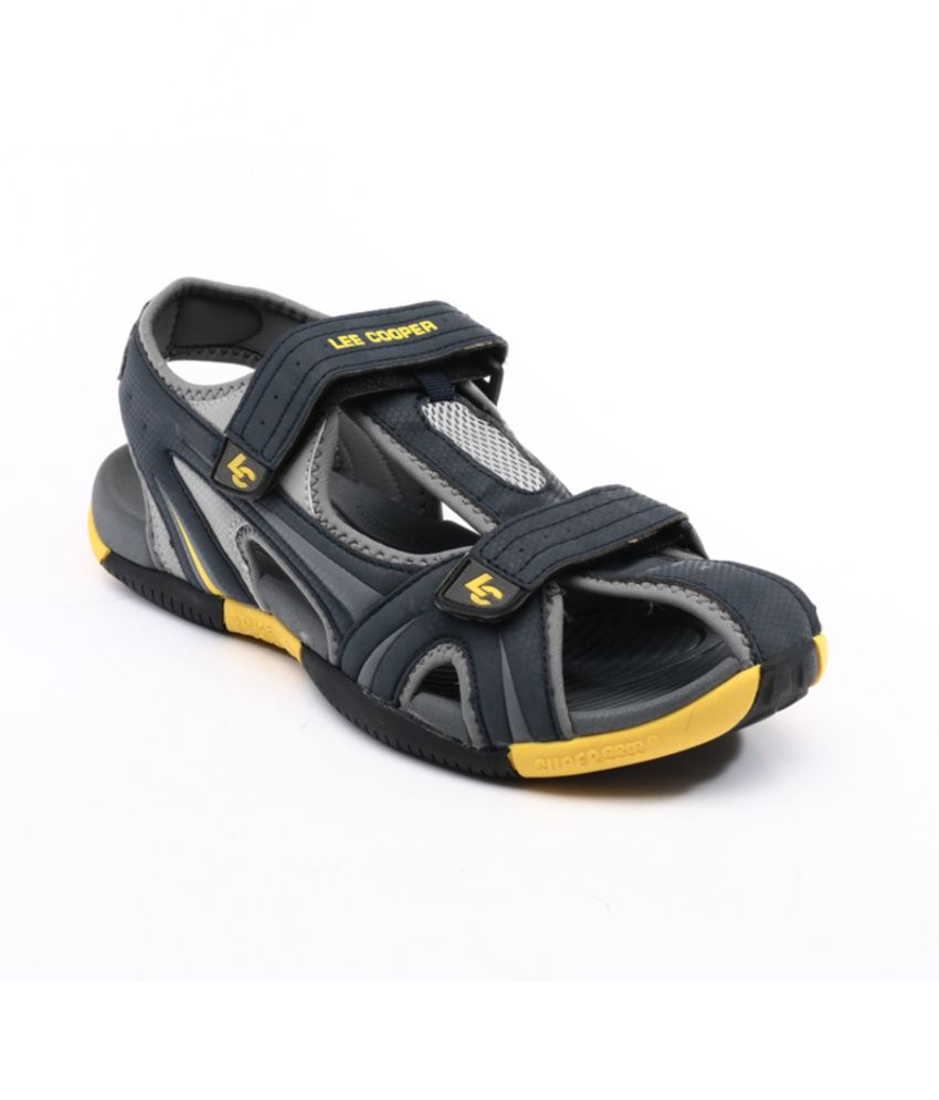 lee cooper men's leather sandals and floaters