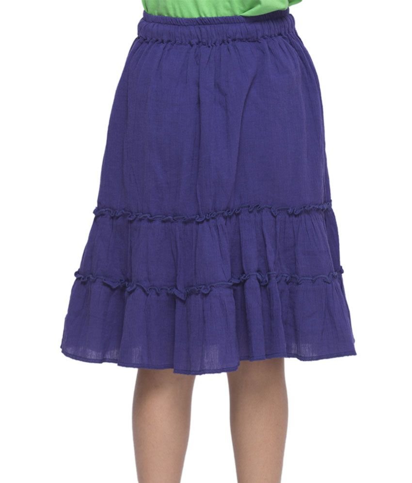 OXOLLOXO Purple Color Skirts For Kids - Buy OXOLLOXO Purple Color ...