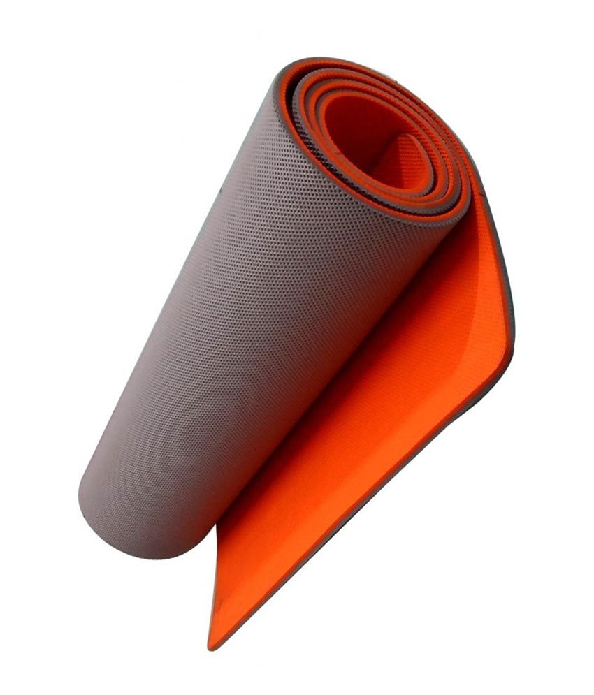 Aerolite Orange Premium Extra Long Double Layer Yoga Mat Buy Online at