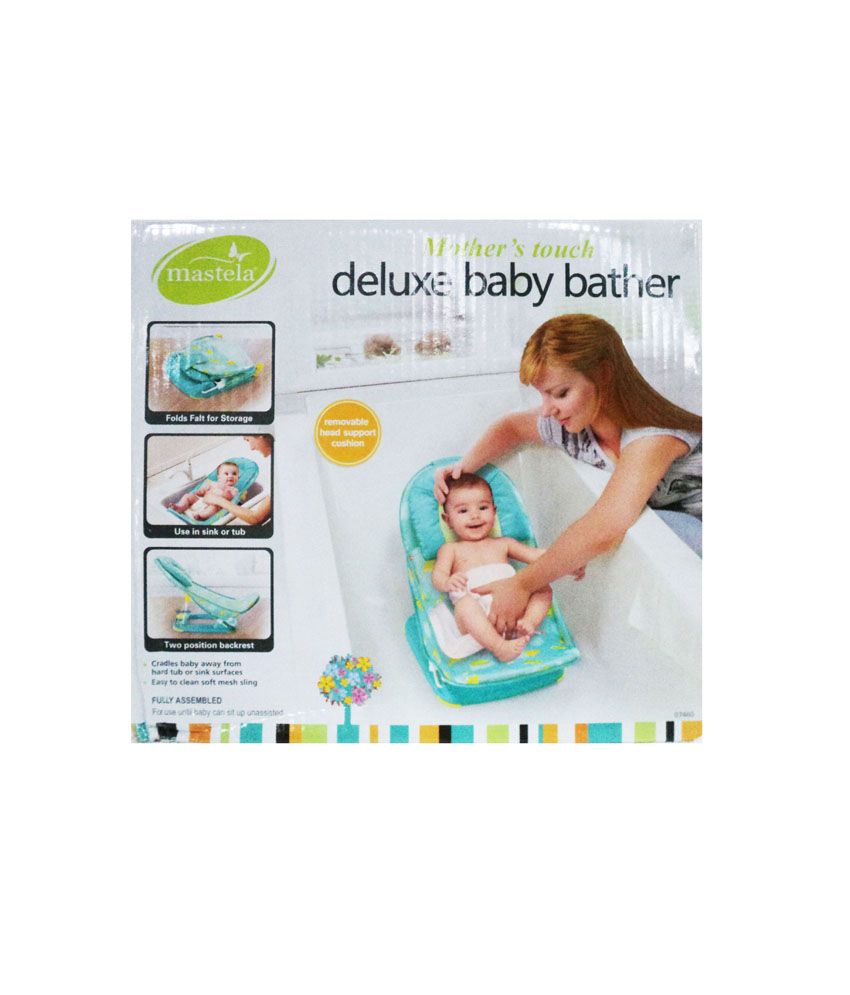 Mastela Deluxe Baby Bather Green With Removable mastela deluxe baby bather green with removable