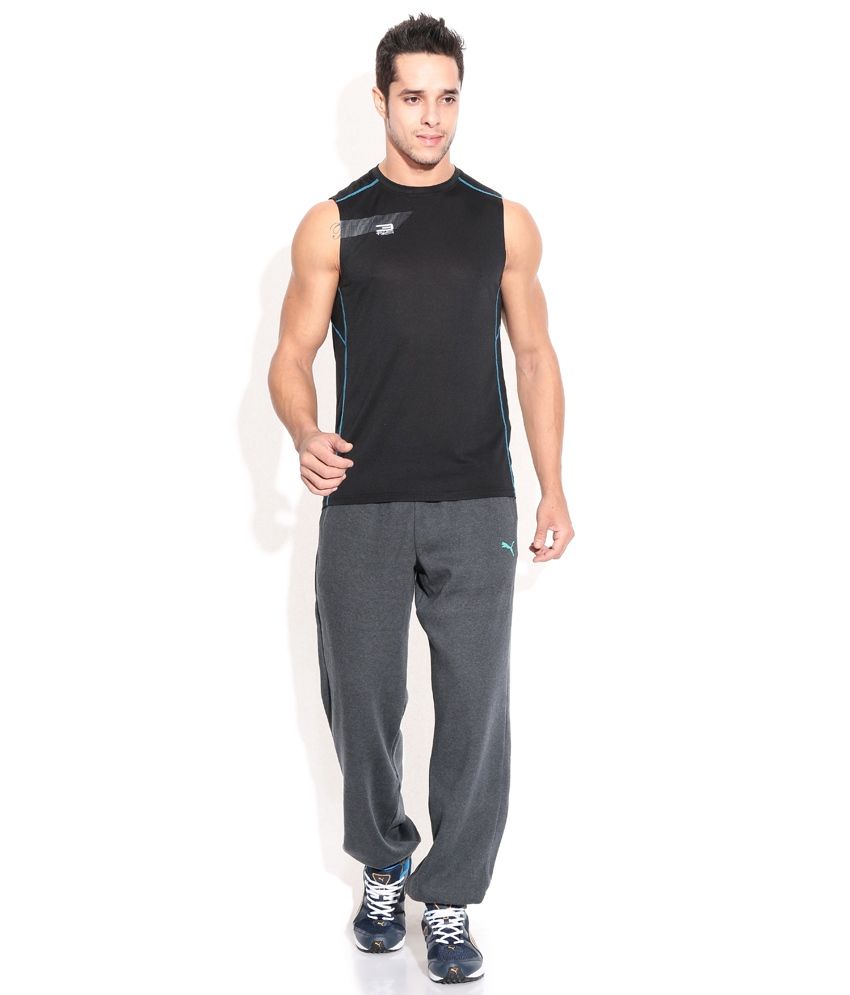 puma dark grey sweatpants