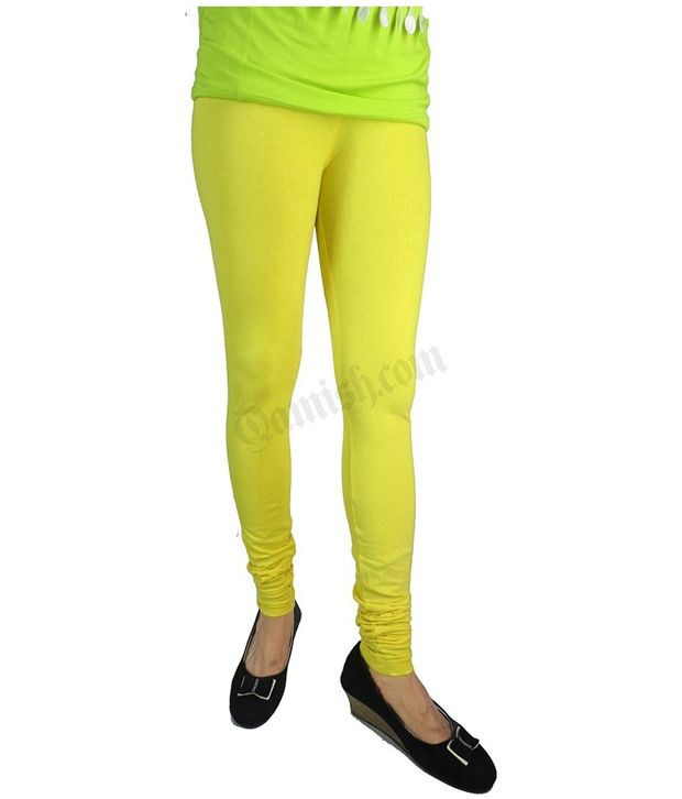 yellow leggings with pockets