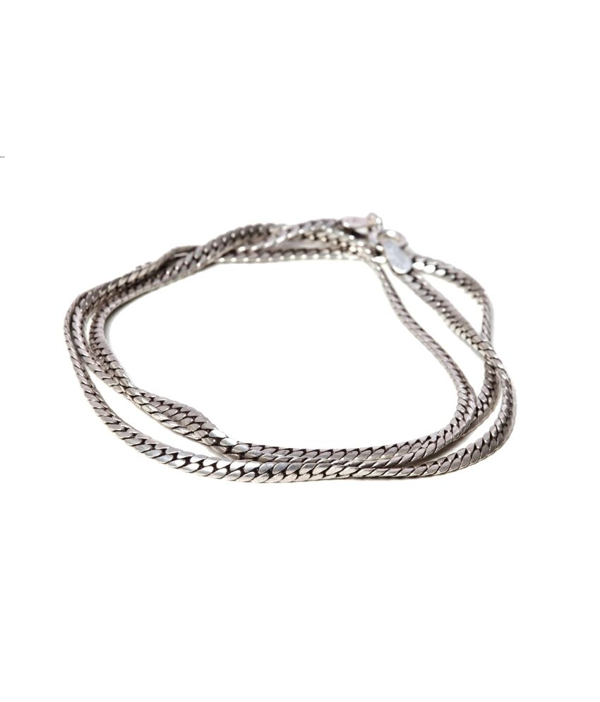 Silverwala 92.5 Sterling Silver Neck Chain: Buy Silverwala 92.5 