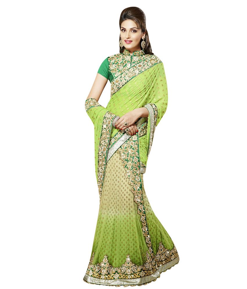 fancy saree lehenga