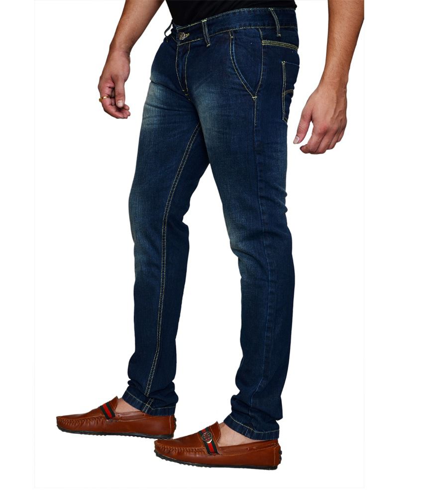 Sam & Jazz Men's Denim Combo Of 3 Jeans With Free 1 Pair Of Assorted ...