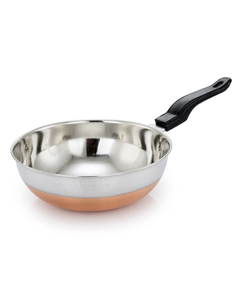 Klassic Vimal Silver Stainless Steel Copper Based Fry Pans Buy Online