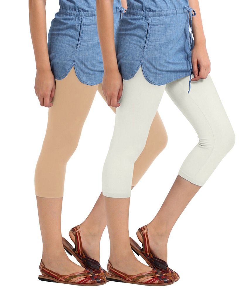 danskin cotton capri leggings