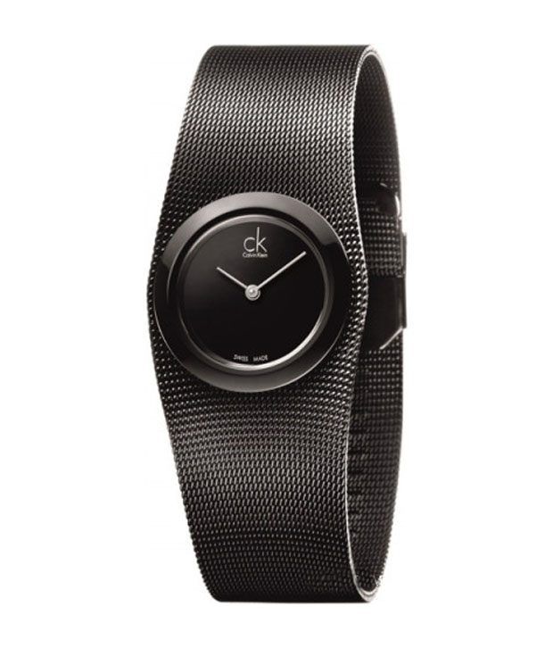 calvin klein future digital black dial watch