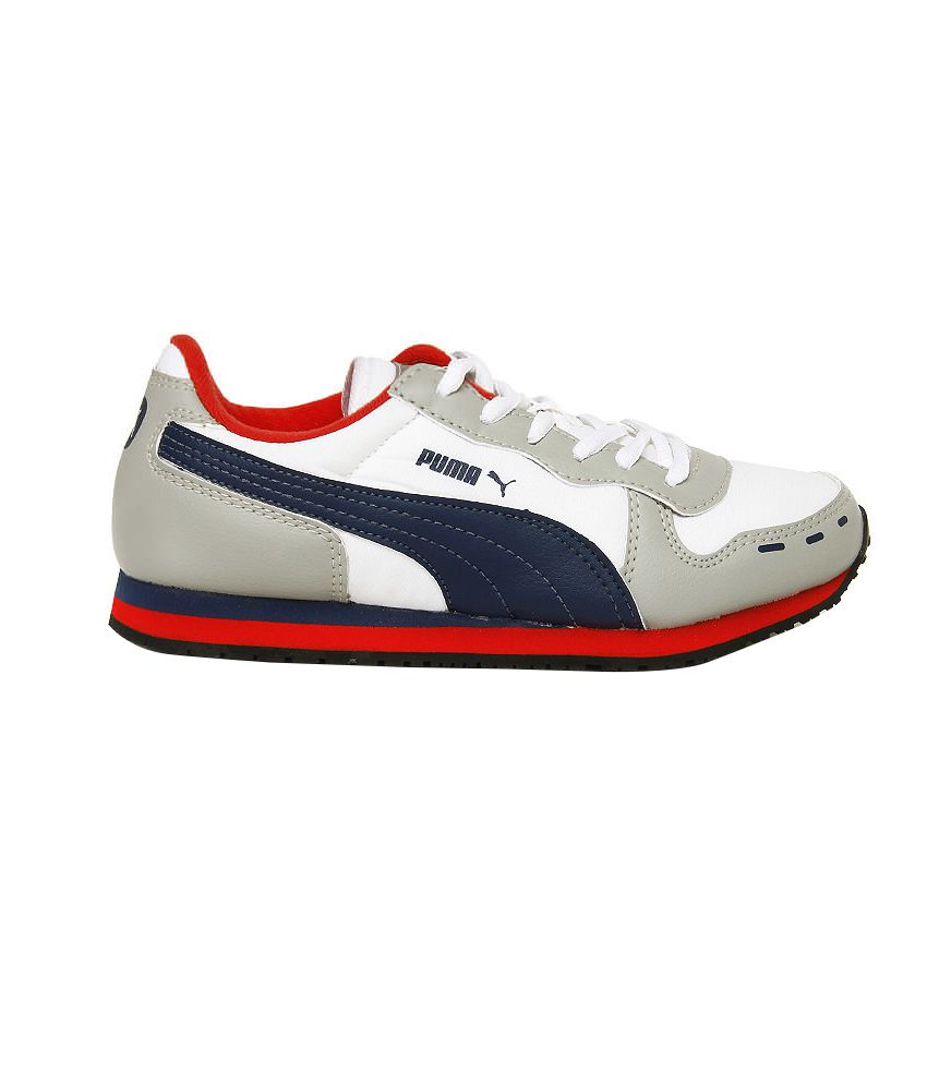 Puma White Casual Shoes For Kids Price in India- Buy Puma White Casual ...