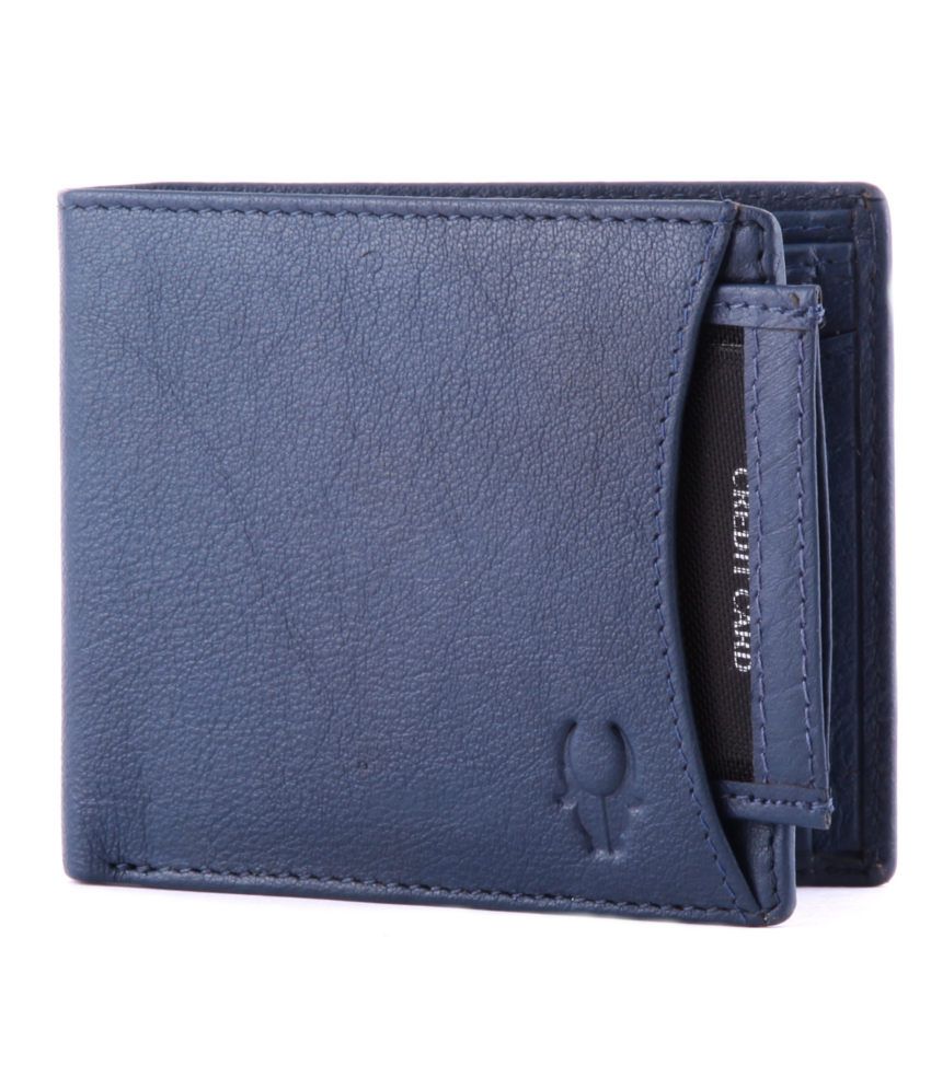 WildHorn Leather Blue Men Regular Wallet: Buy Online at Low Price in ...