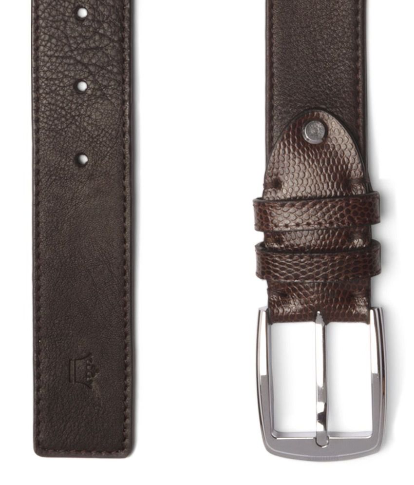 Louis Philippe Brown Formal Single Belt For Men: Buy Online at Low Price in India - Snapdeal