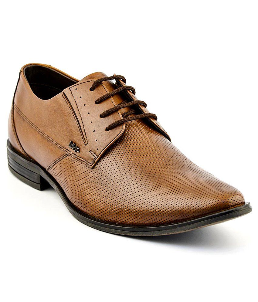 allen cooper tan formal shoes