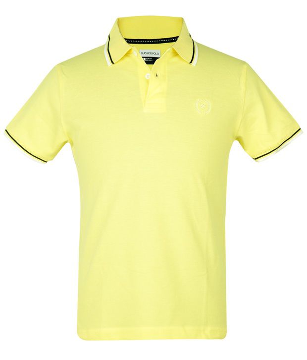 Classic Polo Twin Pack(white/yellow) Polo Slim Fit T-shirts - Buy ...