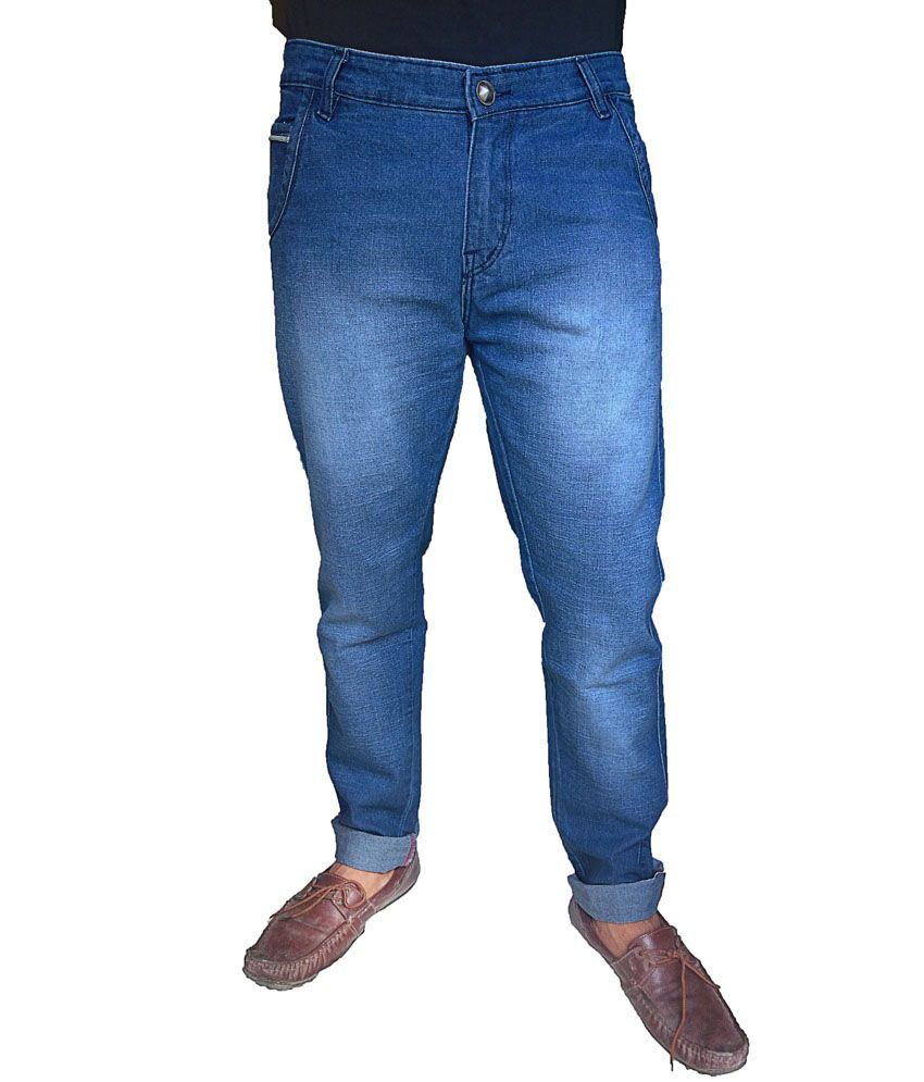 blue coin jeans