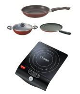 Prestige Pic 10.0 Induction  Cooker & Prestige ISP ( Combo)