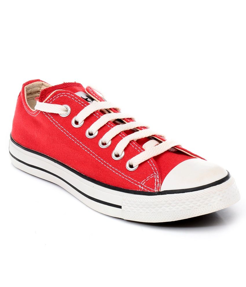 Converse Red Canvas Shoes - Buy Converse Red Canvas Shoes Online at ...