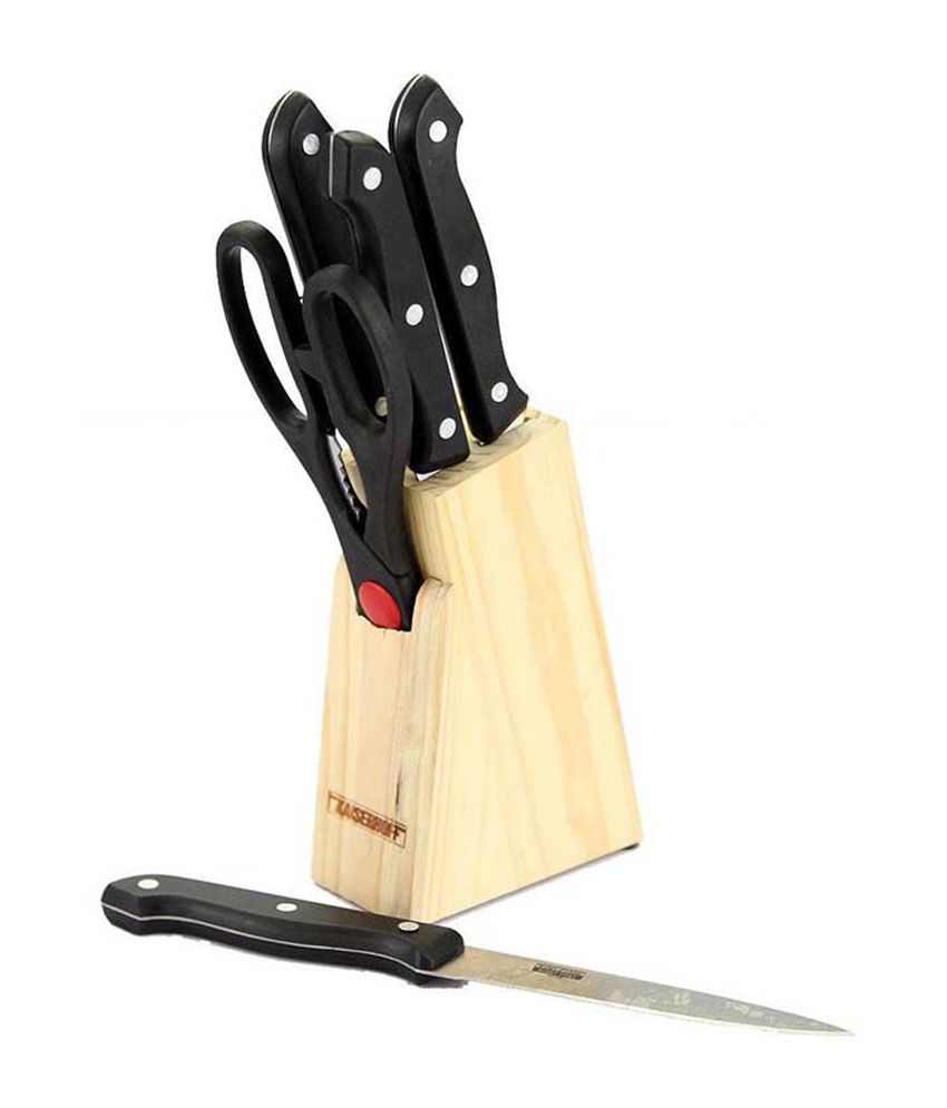 Kaiserhoff Black Handle Knife Set 6 Pieces Buy Online at Best Price