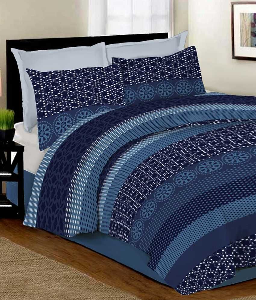 Weaves Attractive King Size Bed Sheet With Two Pillow Cover Buy