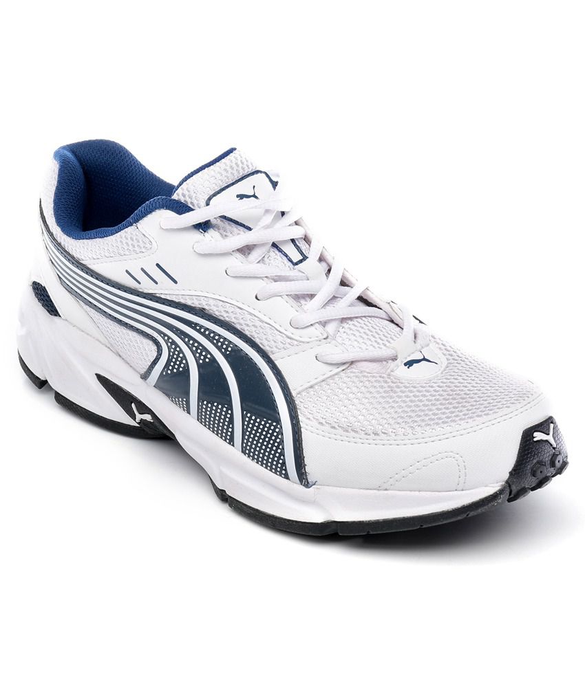 Buy Puma White And Blue Sport Shoes for Men | Snapdeal.com