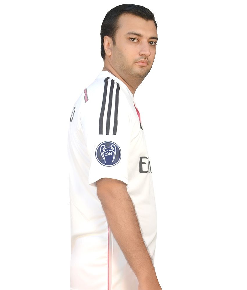 Adidas White Polyester Original Ronaldo 7 Real Madrid Jersey Buy Adidas White Polyester Original Ronaldo 7 Real Madrid Jersey Online At Low Price In India Snapdeal