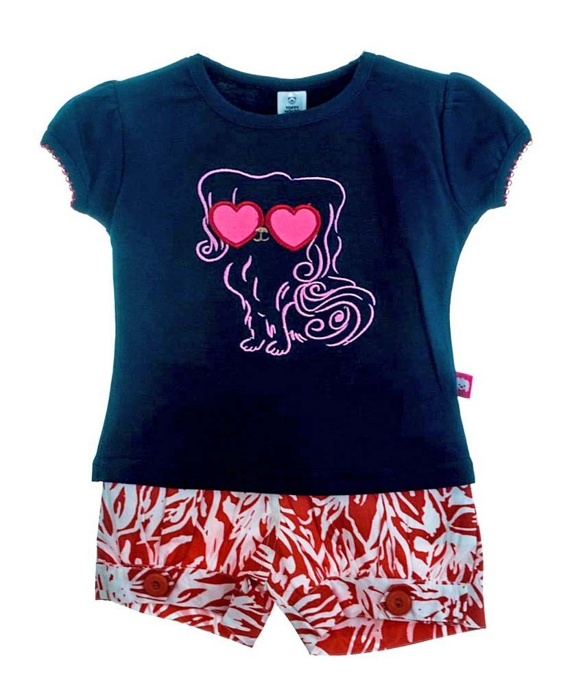 Toffy House Little Rose Floral Dress Set Blue Buy Toffy House