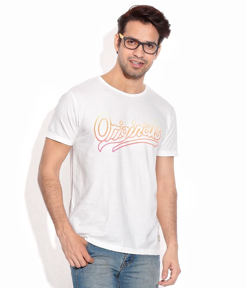 jack and jones white t shirts