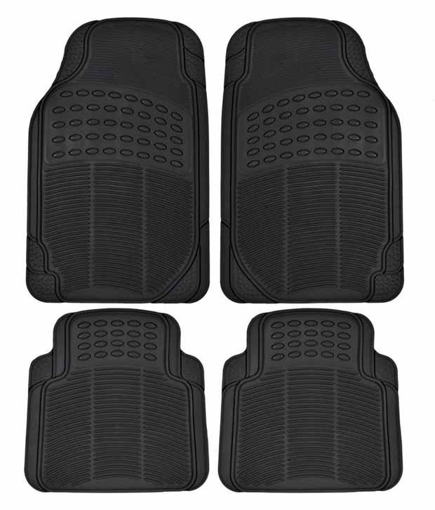 Matcon Black Car Floor Mats Set Of 4 Buy Matcon Black Car Floor