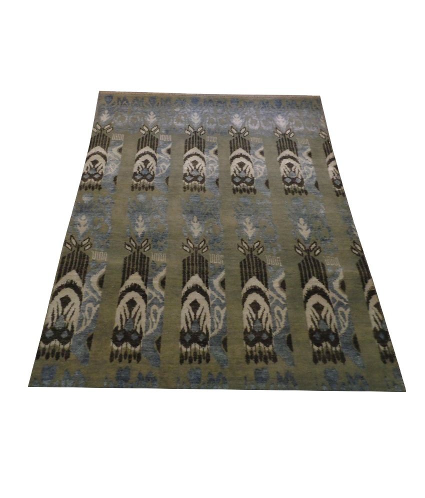 SRSG Gray Floral Carpets 4x6 Ft. Buy SRSG Gray Floral Carpets 4x6 Ft. Online at Low Price