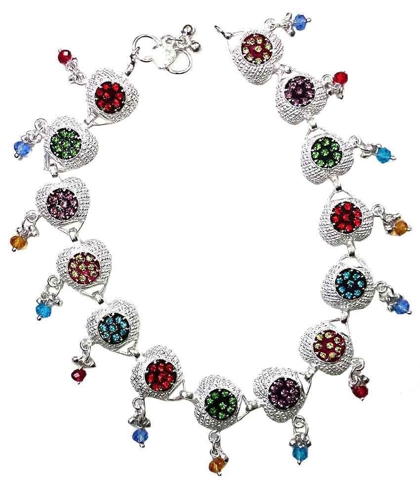 silver payal on amazon