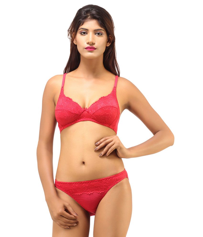 Buy Desiharem Multi Color Cotton Bra And Panty Sets Pack Of 2 Online At