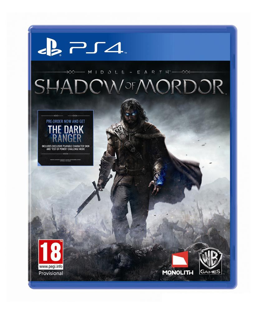     			Middle - Earth : Shadow Of Mordor PS4
