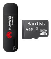 Buy Huawei Power-Fi E8221 Data Card & Get SanDisk 4GB microSDHC Card Free