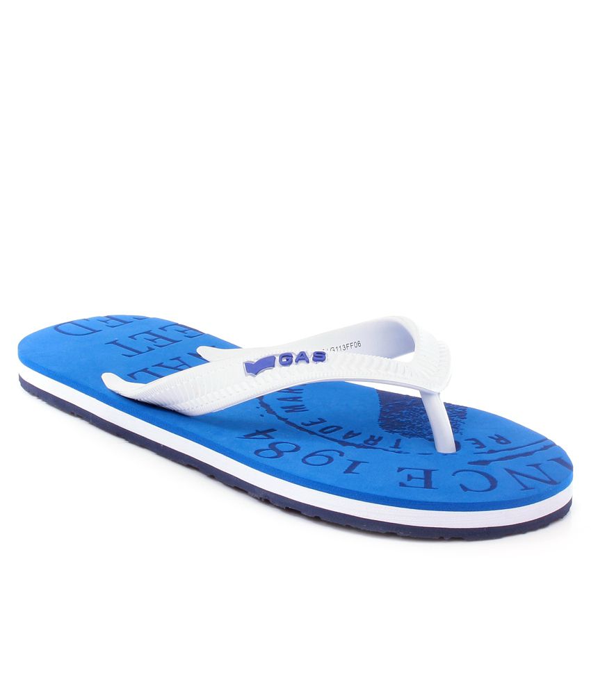 GAS Blue Slippers Price in India- Buy GAS Blue Slippers Online at Snapdeal