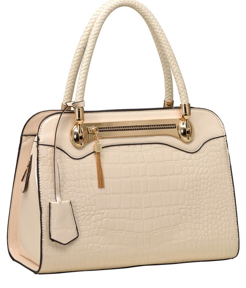 beige shoulder purse