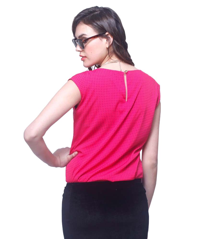 Faballey Women Pink Perks Top Buy Faballey Women Pink Perks Top